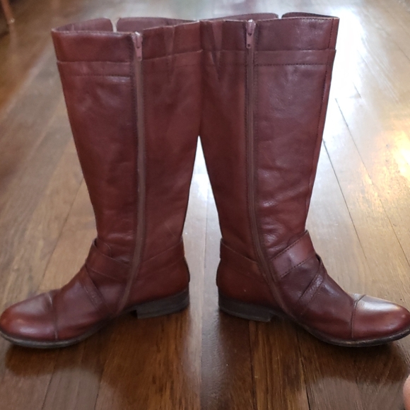 Size 6 Miz Mooz Cognac Riding Boots - Picture 2 of 3